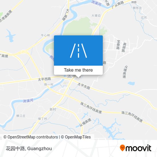 花园中路 map