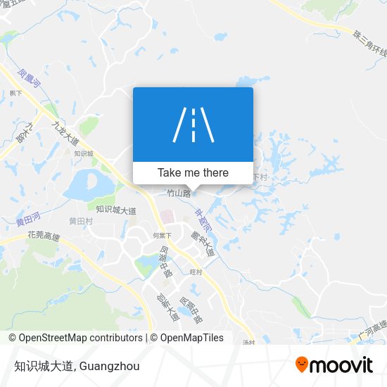 知识城大道 map
