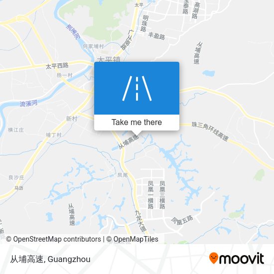 从埔高速 map