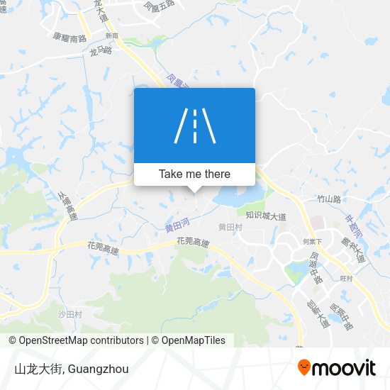 山龙大街 map