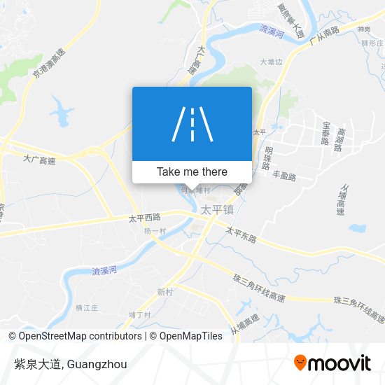紫泉大道 map