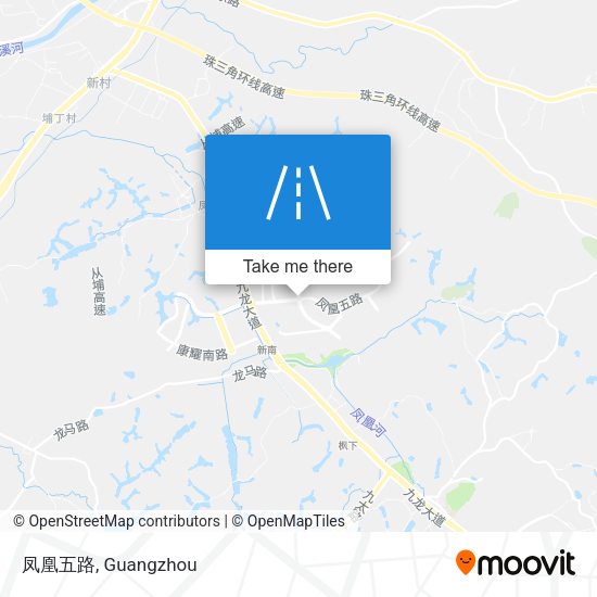凤凰五路 map