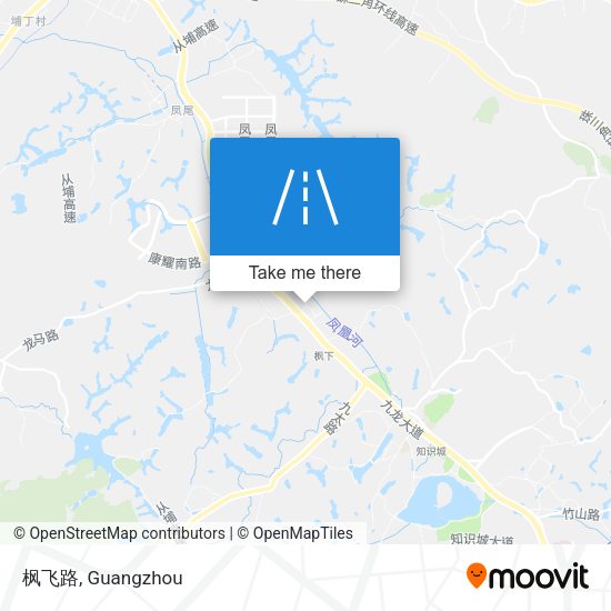 枫飞路 map