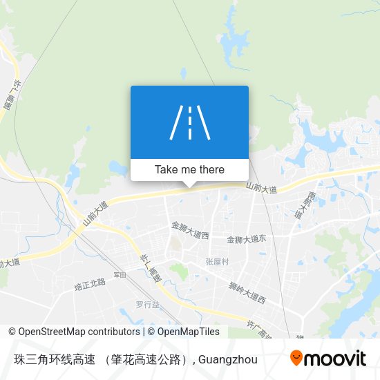 珠三角环线高速 （肇花高速公路） map