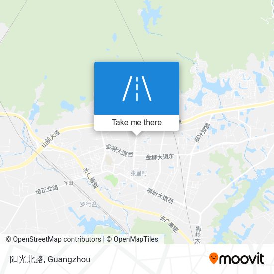 阳光北路 map