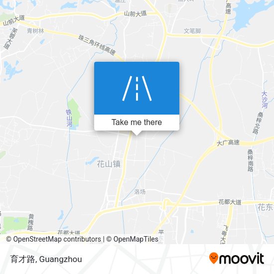 育才路 map