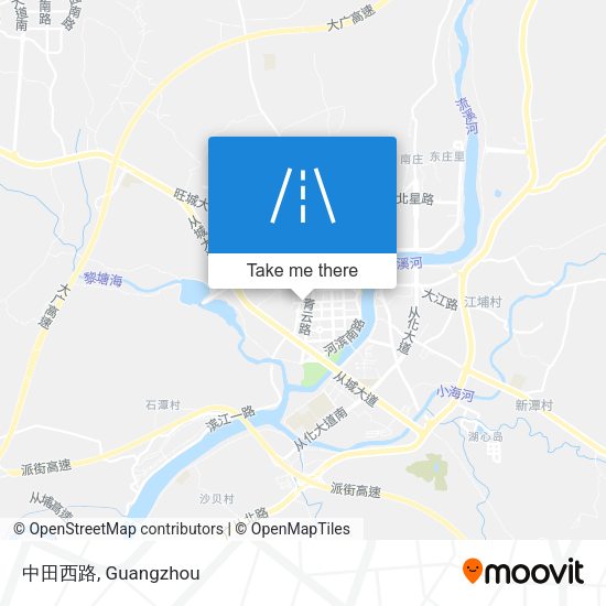 中田西路 map