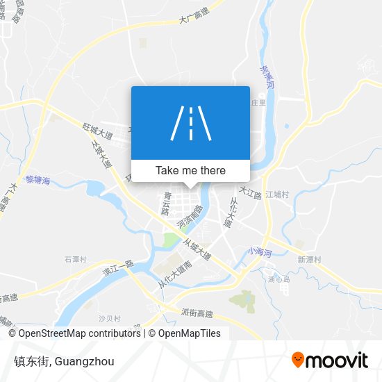 镇东街 map