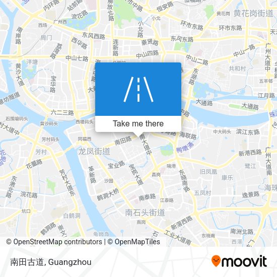 南田古道 map
