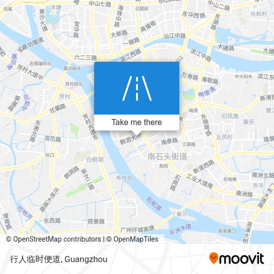 行人临时便道 map