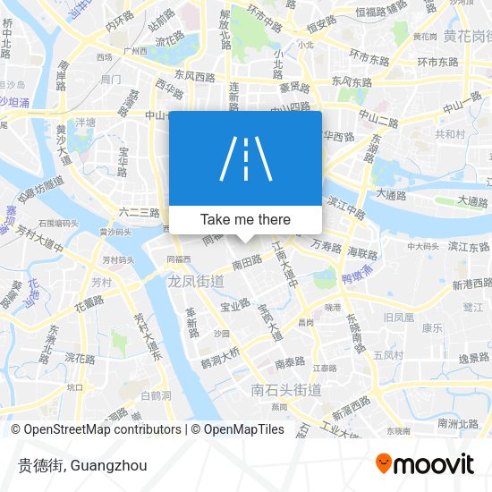 贵德街 map