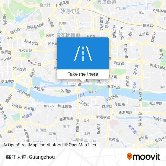 临江大道 map