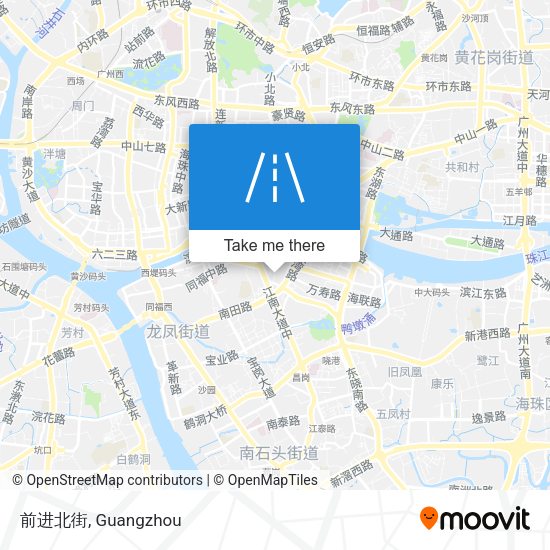 前进北街 map