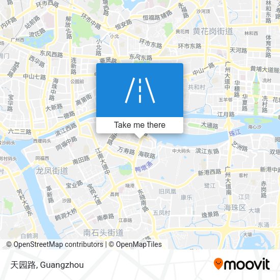 天园路 map