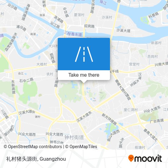 礼村猪头源街 map