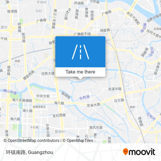 环镇南路 map