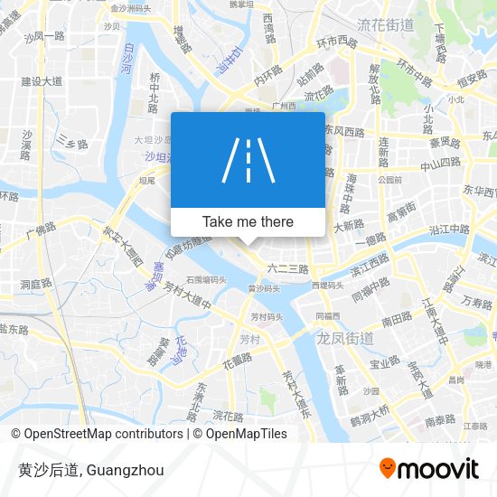 黄沙后道 map
