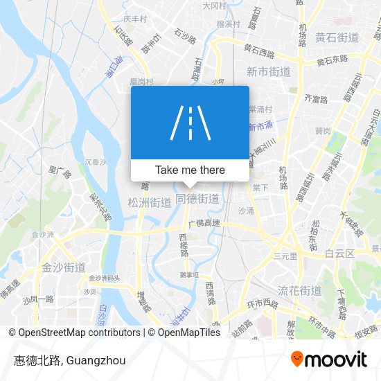 惠德北路 map