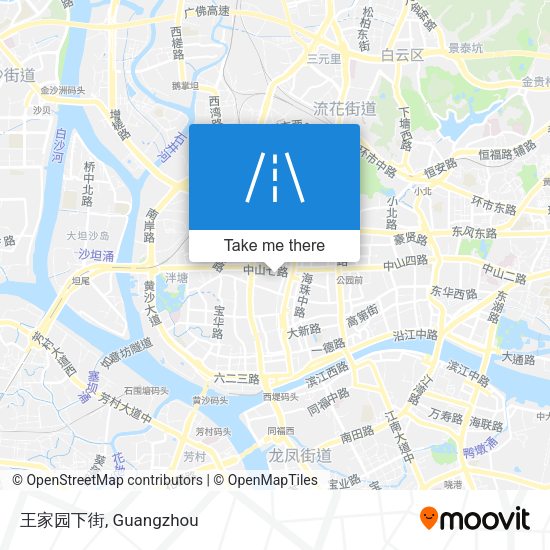王家园下街 map