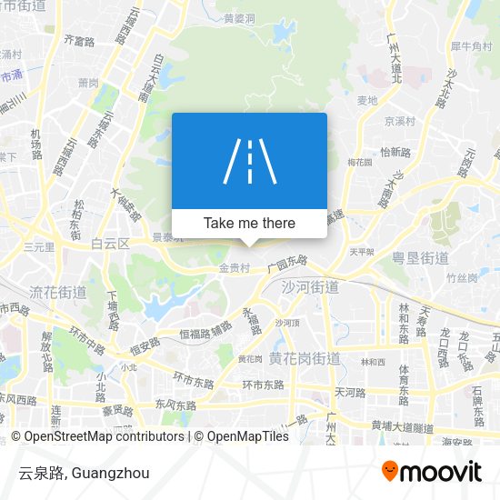 云泉路 map