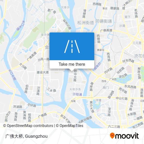 广佛大桥 map