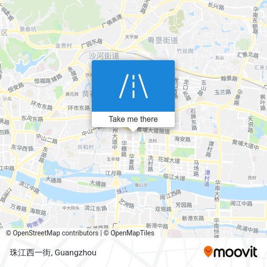 珠江西一街 map