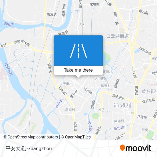 平安大道 map