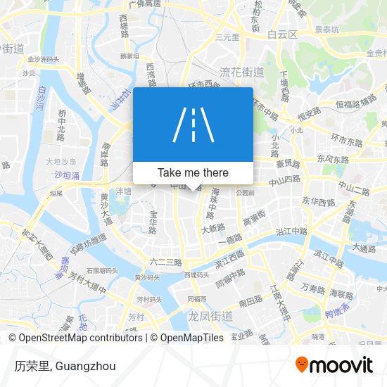 历荣里 map