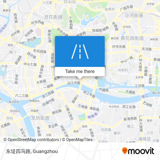 东堤四马路 map