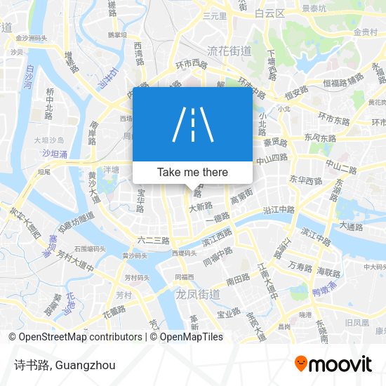 诗书路 map