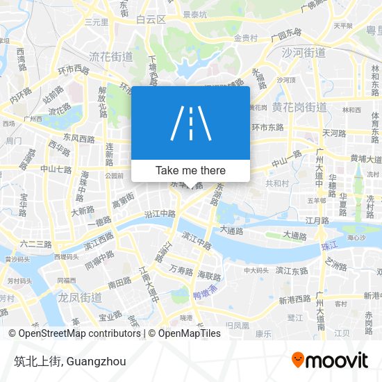 筑北上街 map