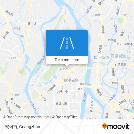 宏词街 map