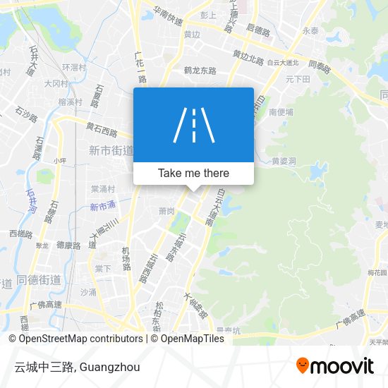 云城中三路 map