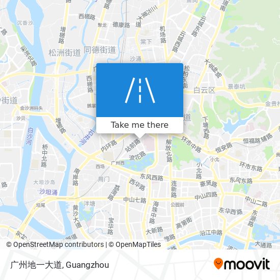 广州地一大道 map