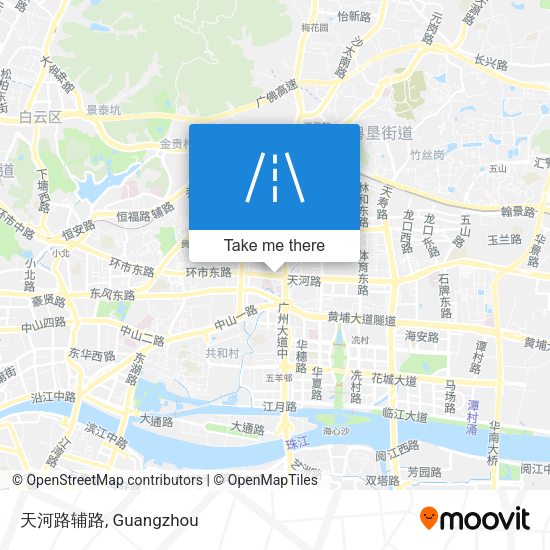 天河路辅路 map