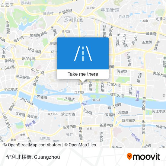 华利北横街 map