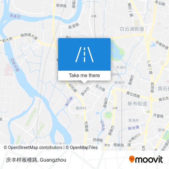 庆丰样板楼路 map
