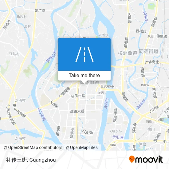 礼传三街 map