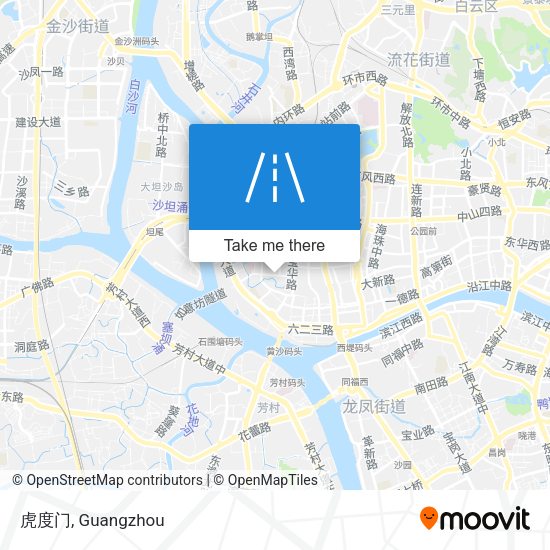 虎度门 map