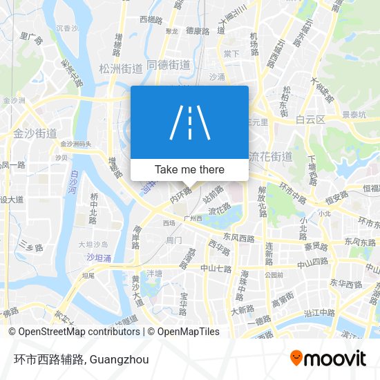 环市西路辅路 map