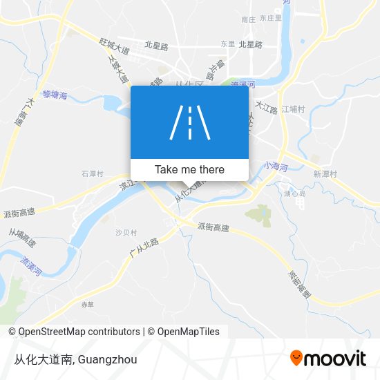 从化大道南 map