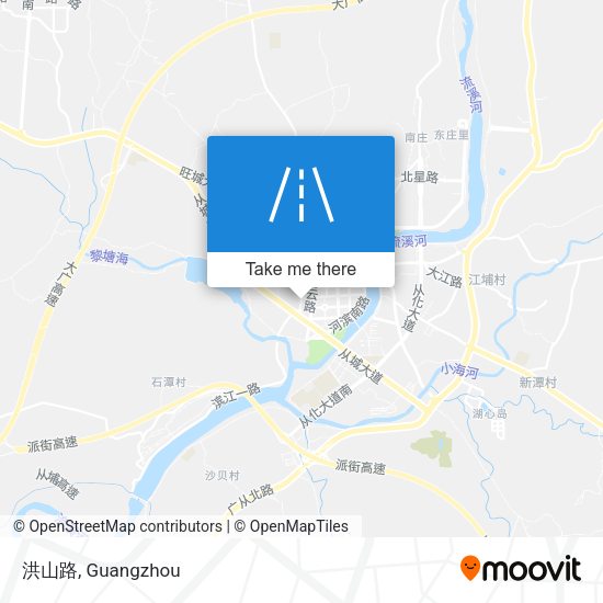 洪山路 map