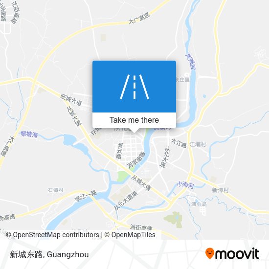 新城东路 map