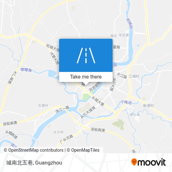 城南北五巷 map