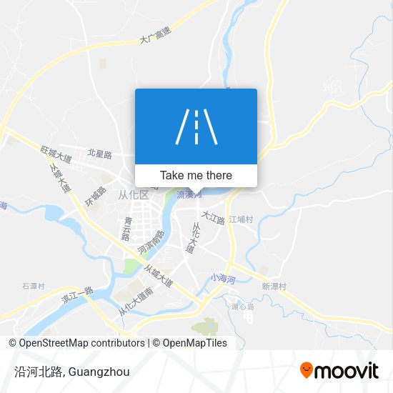 沿河北路 map
