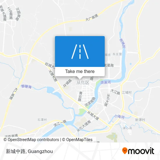 新城中路 map