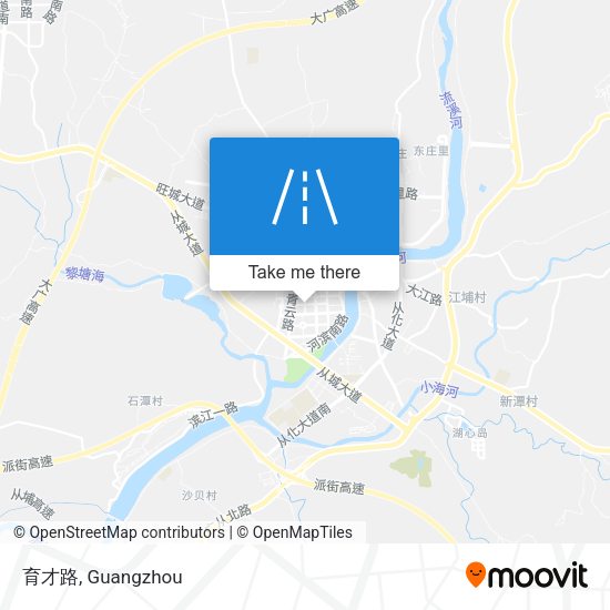 育才路 map