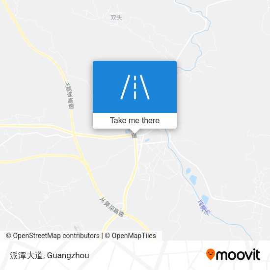 派潭大道 map