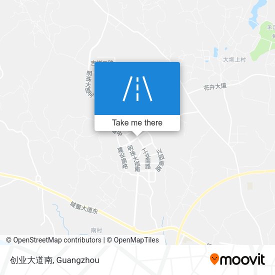 创业大道南 map