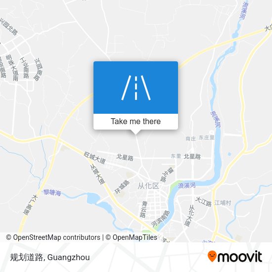 规划道路 map